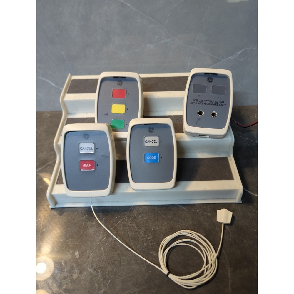 GE Telligence Lot Of 4 HC-PP2-LAV Nurse Call Pull Cord Lavatory Station HELP